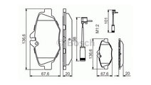 Set placute de frana fata Mercedes E-CLASS (W211) ...