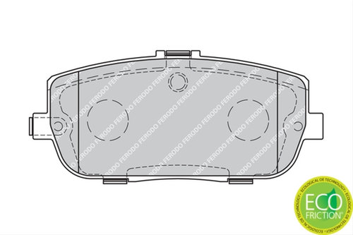 Set Placute De Frana Ferodo Mazda FDB1894
