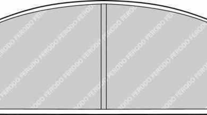 Set placute de frana FIAT 125 FERODO FDB22