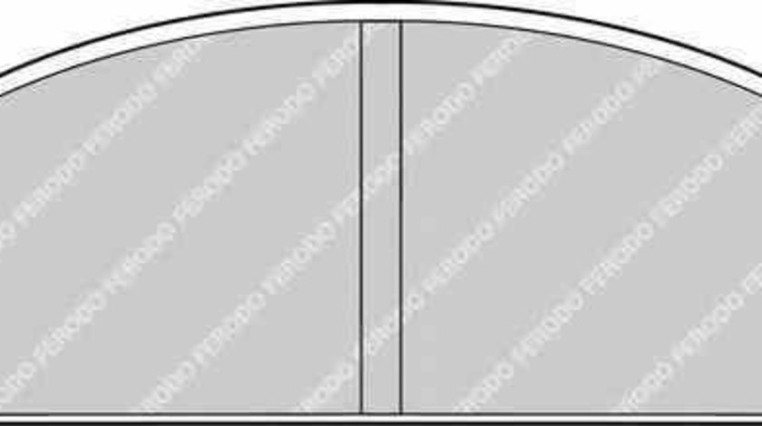 Set placute de frana FIAT 125 FERODO FDB29