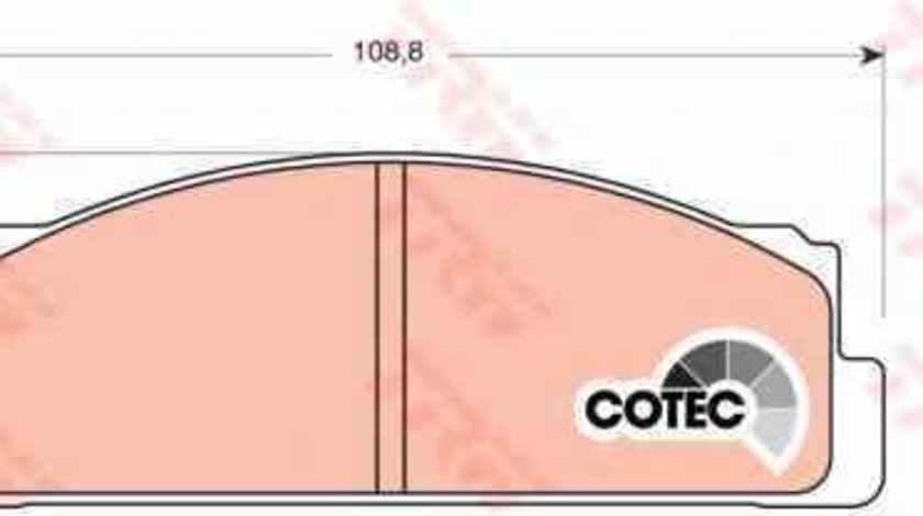 Set placute de frana FIAT 125 TRW GDB106