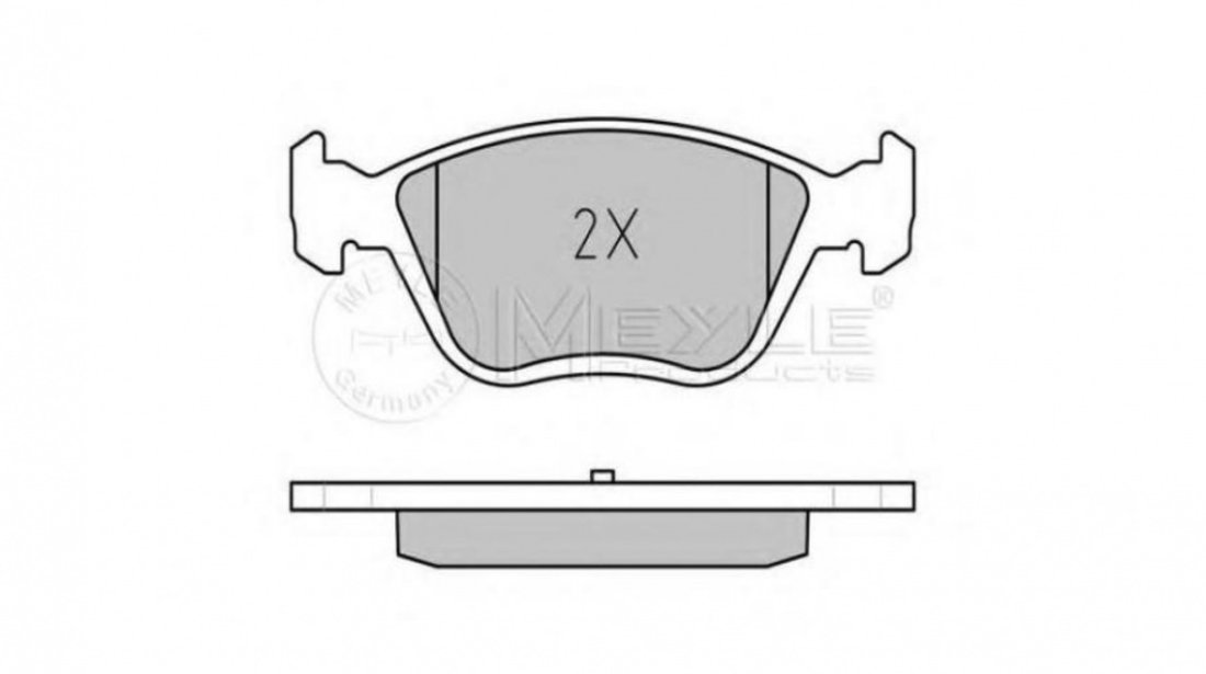 Set placute de frana Fiat MAREA (185) 1996-2007 #2 0252328919W