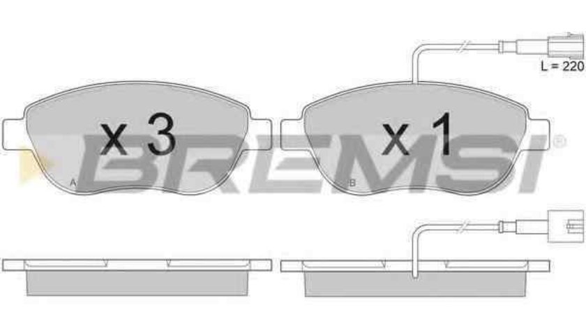 Set placute de frana FIAT STILO (192) FIAT 77365810