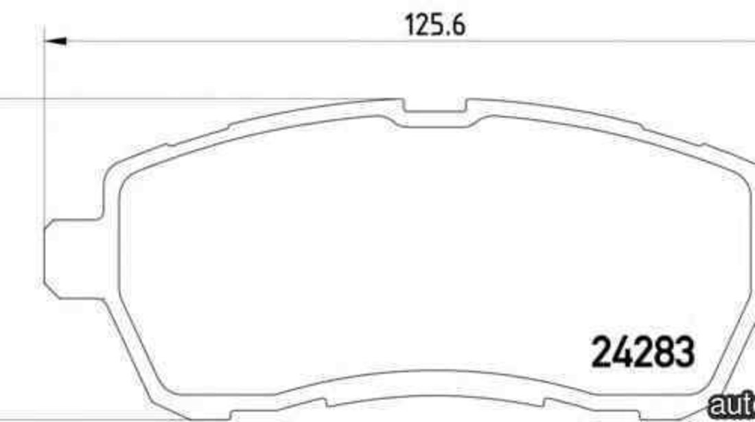 Set placute de frana FORD FIESTA limuzina FORD 1848518