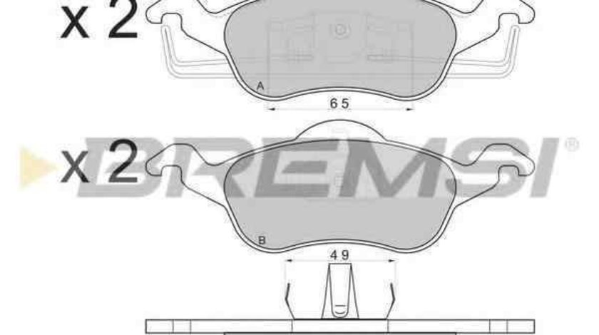 Set placute de frana FORD FOCUS limuzina (DFW) FORD 1 763 301