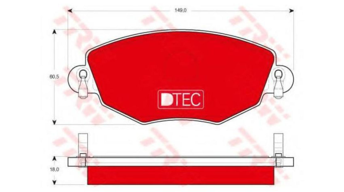 Set placute de frana Ford MONDEO Mk III (B5Y) 2000-2007 #2 0252327918