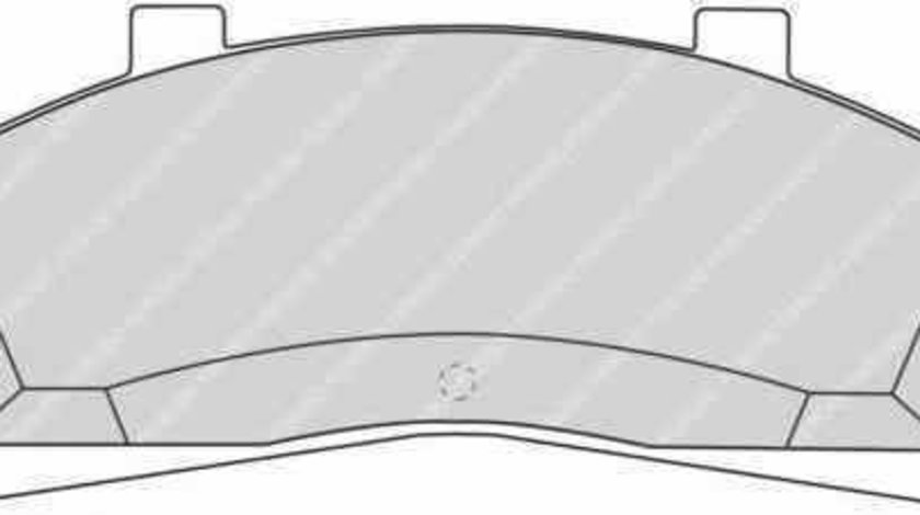 Set placute de frana FORD USA EXPLORER UN46 FERODO FDB1129
