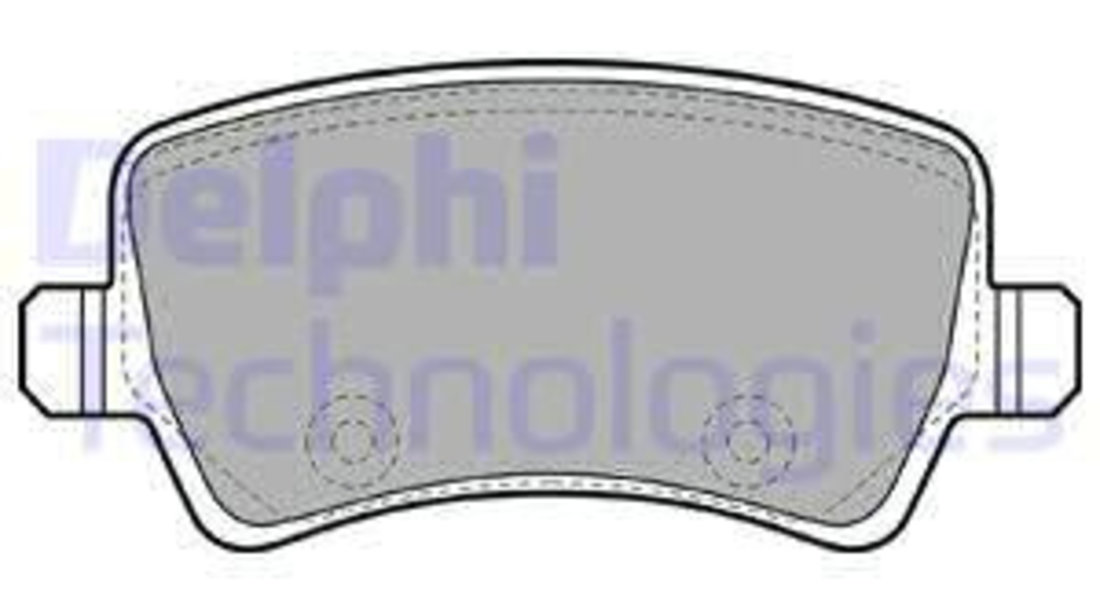 Set placute de frana,frana de parcare cu disc puntea spate (LP2008 DELPHI) FORD,LAND ROVER,VOLVO,VOLVO (CHANGAN),VOLVO ASIA