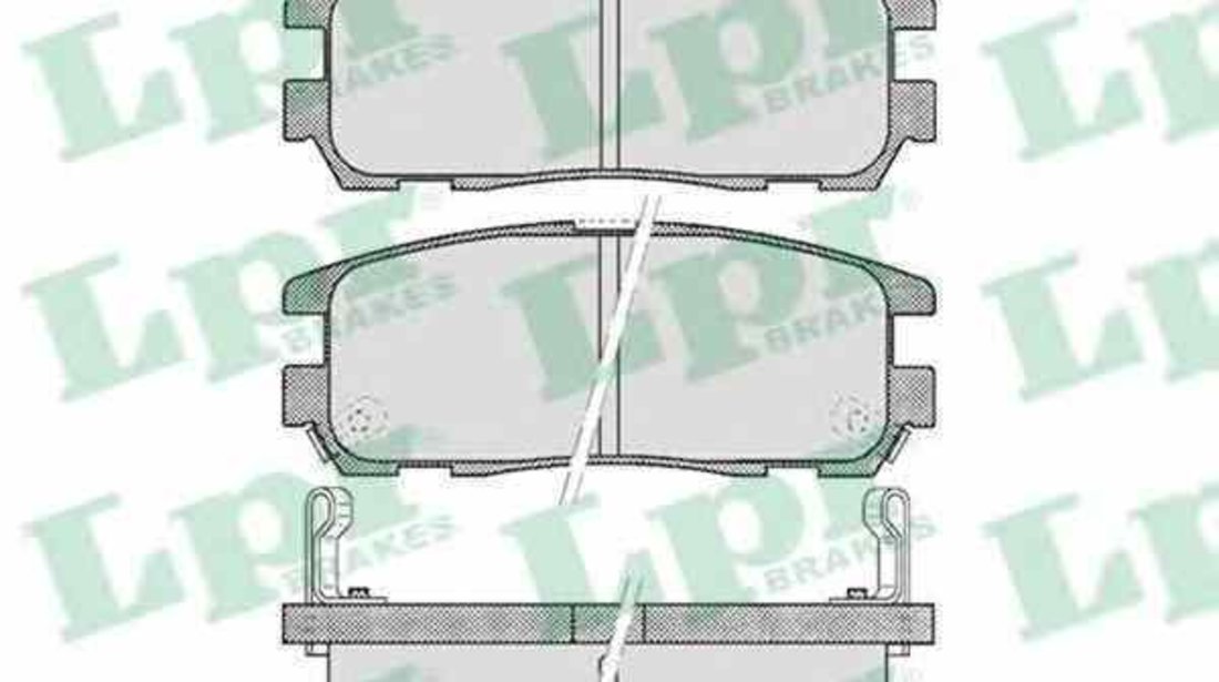 Set placute de frana GREAT WALL HOVER H3 autoturism de teren inchis LPR 05P524