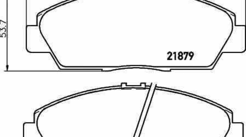 Set placute de frana HONDA ACCORD V CC CD TEXTAR 2187901