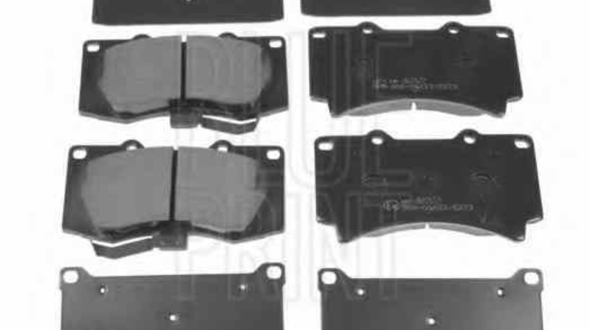 Set placute de frana HUMMER HUMMER H3 BLUE PRINT ADA104221