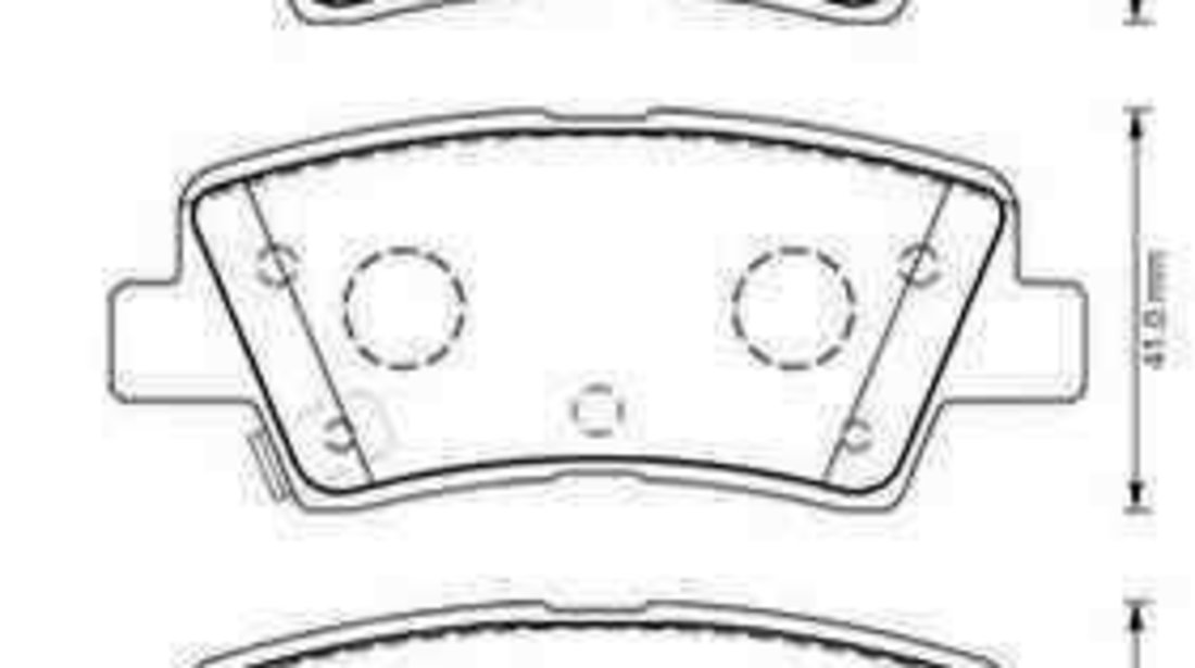 Set placute de frana HYUNDAI i30 CW (FD) JURID 573369JC