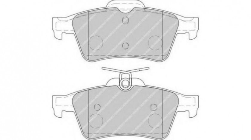 Set placute de frana Jaguar XK 8 cupe (QEV) 1996-2005 #3 0986494127