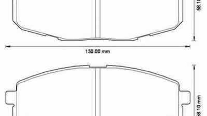 Set placute de frana KIA CEE'D hatchback ED JURID 572577JC