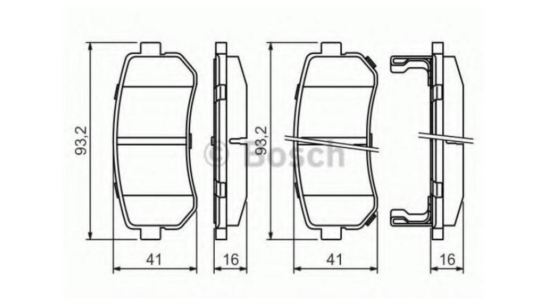Set placute de frana Kia CERATO II limuzina (TD) 2009-2016 #3 05P1344