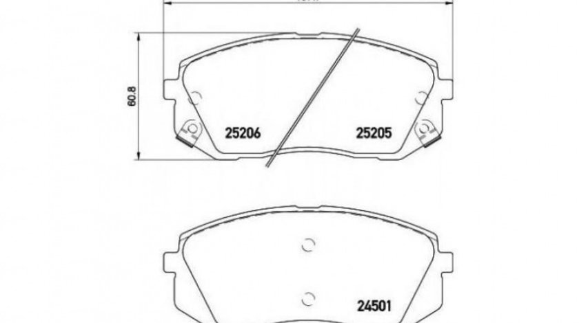 Set placute de frana Kia SOUL II (PS) 2014-2016 #2 0986494422