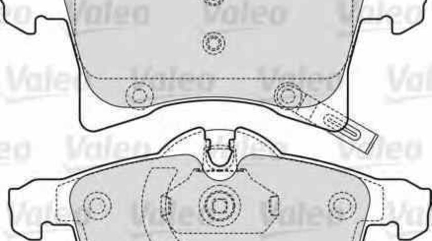 Set placute de frana LADA KALINA hatchback 1119 VALEO 598860