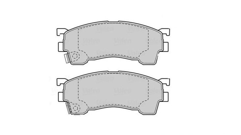 Set placute de frana Mazda 323 S Mk VI (BJ) 1998-2004 #3 027302
