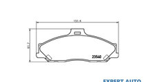 Set placute de frana Mazda BT-50 platou / sasiu (C...