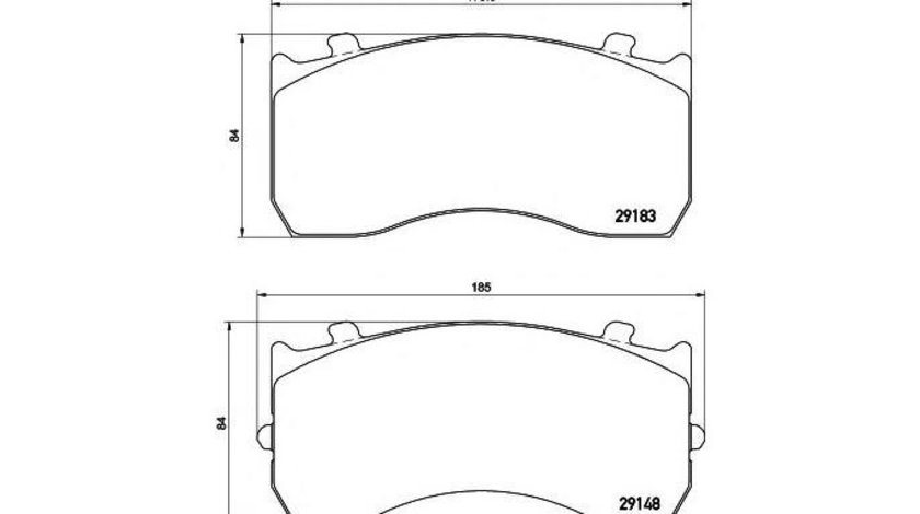 Set placute de frana Mercedes ACCELO 2003-2016 #3 0004211010