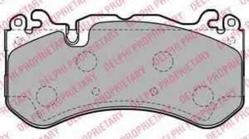 Set placute de frana MERCEDES-BENZ C-CLASS (W204) DELPHI LP2149