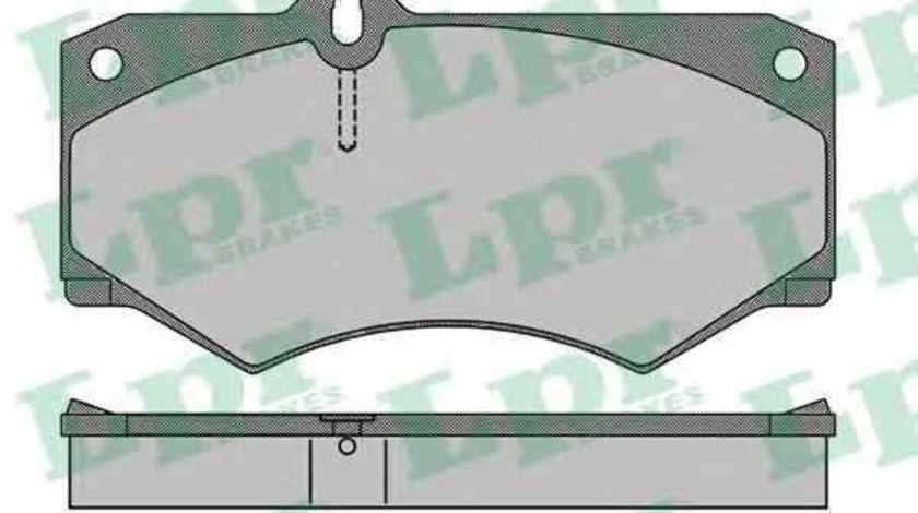 Set placute de frana MERCEDES-BENZ G-CLASS Cabrio (W463) LPR 05P408