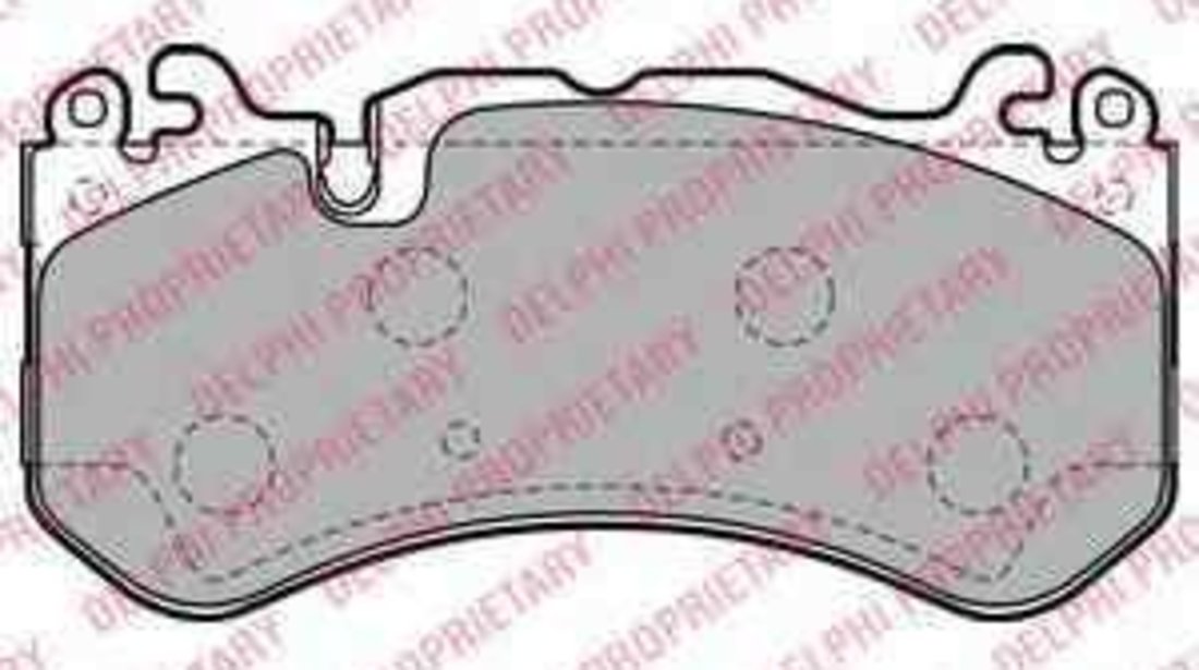 Set placute de frana MERCEDES-BENZ M-CLASS (W166) DELPHI LP2149