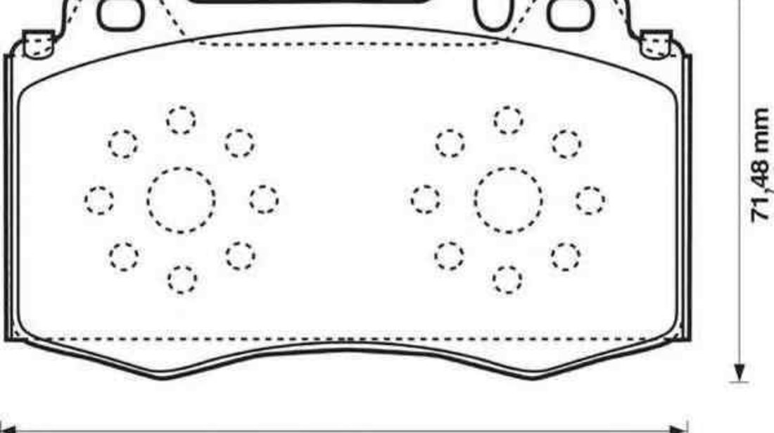 Set placute de frana MERCEDES-BENZ S-CLASS (W221) JURID 573092JC