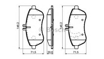 Set placute de frana Mercedes C-CLASS cupe (C204) ...