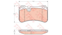 Set placute de frana Mercedes C-CLASS (W204) 2007-...