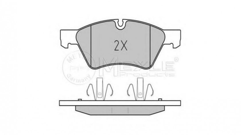 Set placute de frana Mercedes GL-CLASS (X164) 2006-2016 #2 0044204020