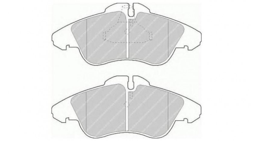 Set placute de frana Mercedes V-CLASS (638/2) 1996-2003 #3 0024203920