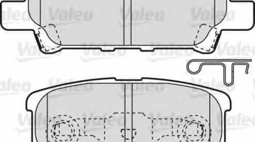 Set placute de frana MITSUBISHI OUTLANDER II CWW VALEO 598852