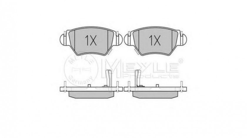 Set placute de frana Opel ASTRA G cupe (F07_) 2000-2005 #2 0252325817