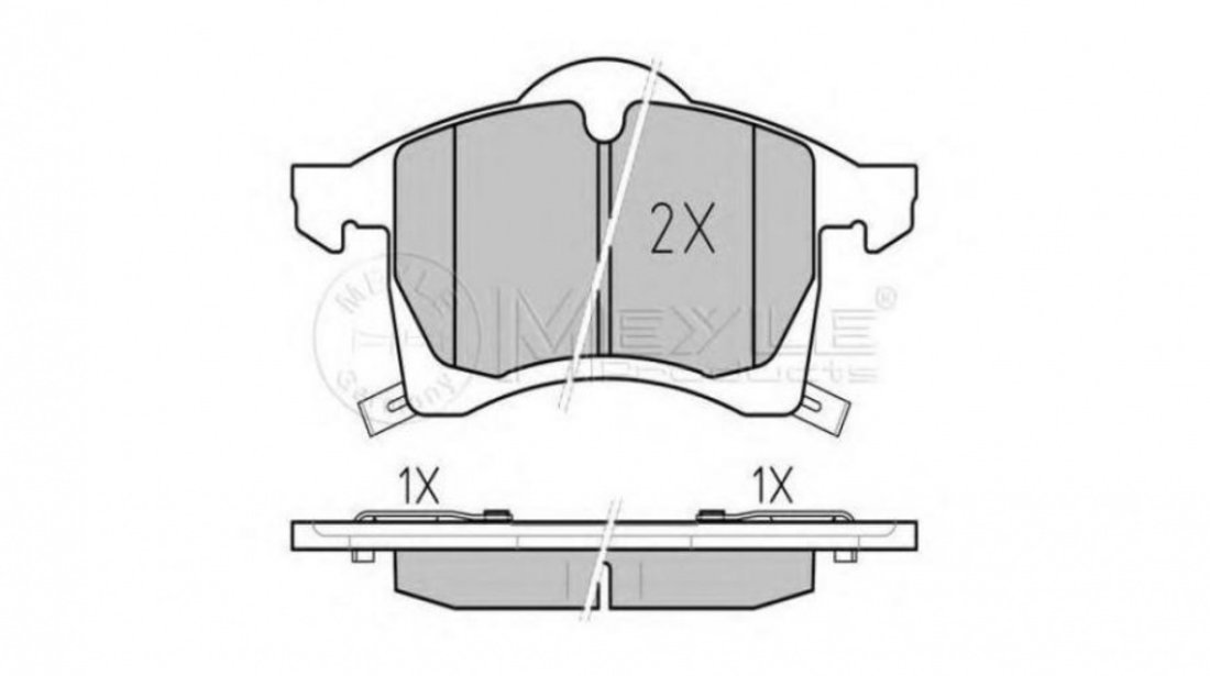 Set placute de frana Opel ASTRA G hatchback (F48_, F08_) 1998-2009 #2 0252305719