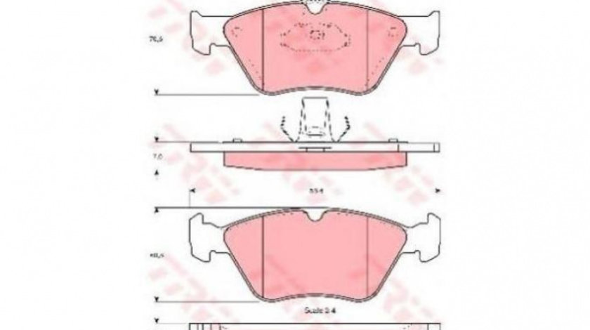 Set placute de frana Opel CALIBRA A (85_) 1990-1997 #2 0252141117