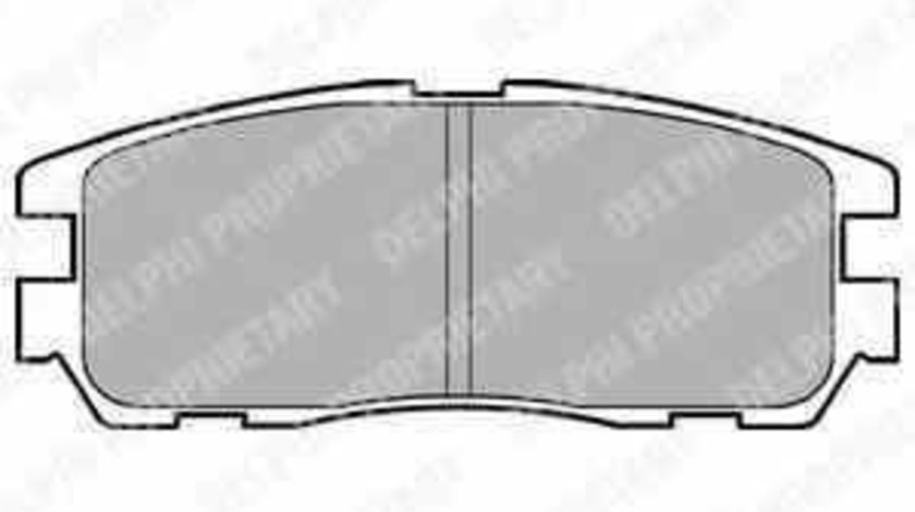 Set placute de frana OPEL FRONTERA B 6B DELPHI LP965