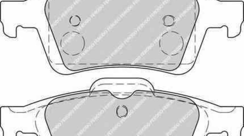 Set placute de frana OPEL GT Cabriolet FERODO FDB1931