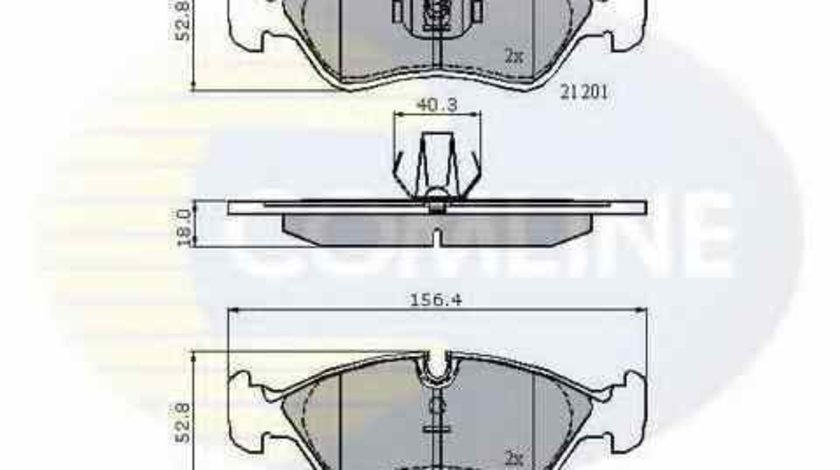 Set placute de frana OPEL VECTRA B 36 COMLINE CBP01007