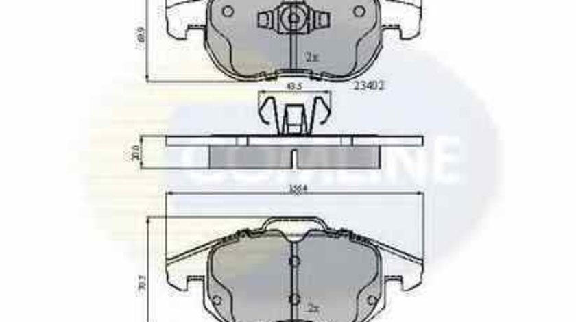 Set placute de frana OPEL VECTRA C GTS COMLINE CBP01137