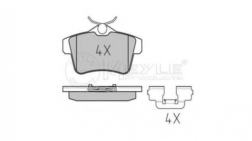 Set placute de frana Peugeot 508 SW 2010-2016 #2 0252492217