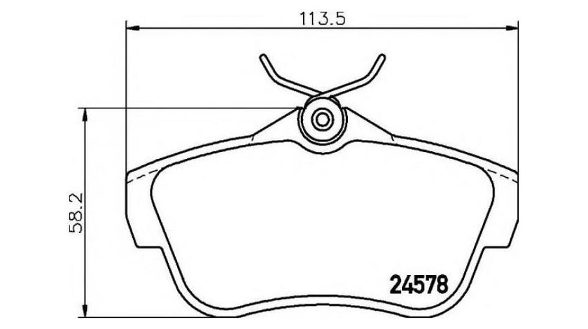 Set placute de frana Peugeot EXPERT Tepee (VF3V_) 2007-2016 #2 0986494192