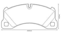 Set placute de frana PORSCHE CAYENNE JURID 573329J...