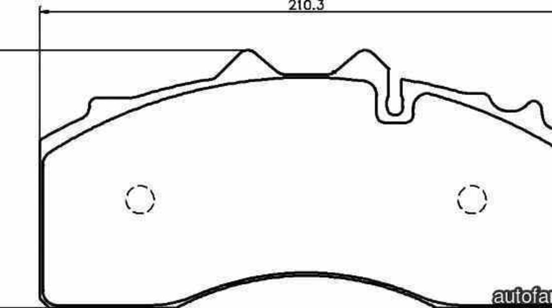 Set placute de frana Producator BPW 0980107940