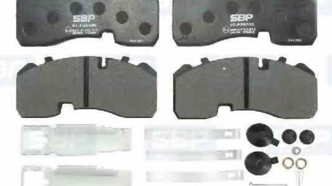 Set placute de frana Producator SBP 07-P29306