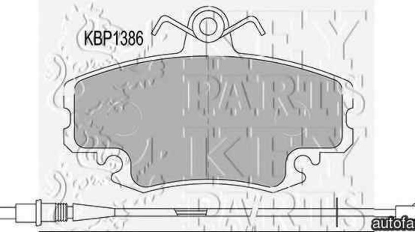 Set placute de frana RENAULT CLIO II (BB0/1/2_, CB0/1/2_) RENAULT 77 11 130 071