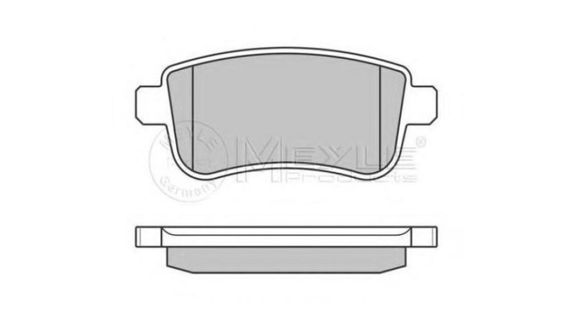 Set placute de frana Renault GRAND SCENIC III (JZ0/1_) 2009-2016 #2 0252482015