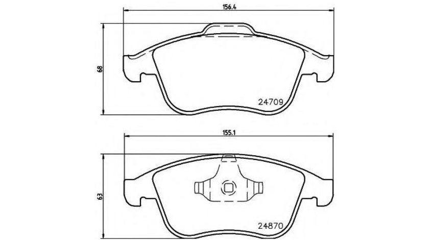 Set placute de frana Renault LATITUDE (L70_) 2010-2016 #2 0986494033