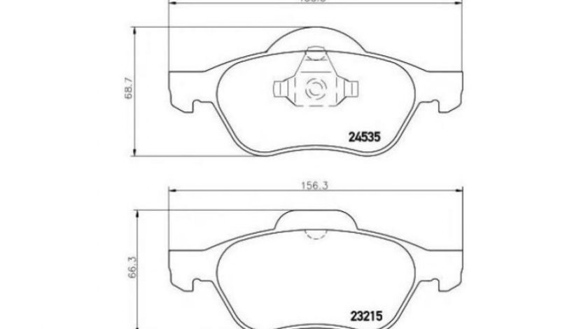 Set placute de frana Renault MEGANE II Coupe-Cabriolet (EM0/1_) 2003-2009 #2 096200