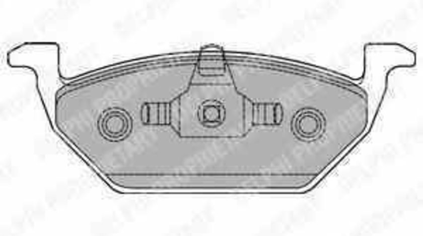 Set placute de frana SEAT Mii KF1 DELPHI LP1436
